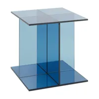 e15 - table d'appoint vier - bleu foncé/lxpxh 40x40x40cm